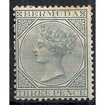 Bermuda 1886 SG28 3d Grey Mounted Mint .. ..