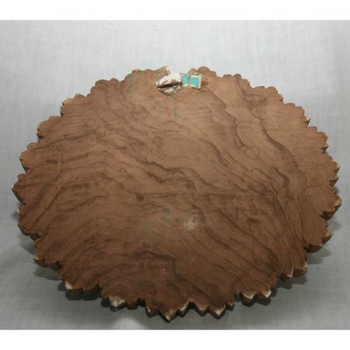 Antique Art Deco Chalkware Mirror