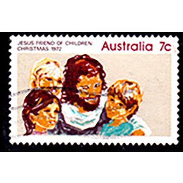 Australia 1972 Christmas 7c Used Stamp.