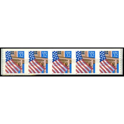 2915A 32c U.S. Flag Over Porch Fine MNH PNC 44444/5 10x10 P0897