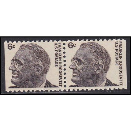1284 6c Franklin Roosevelt Fine MNH BPS Hor Pair V4625