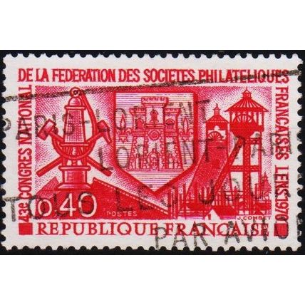 France. 1970 40c S.G.1881 Used