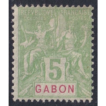 French Gabon 1904 SG 19 MM (E-126 (5))