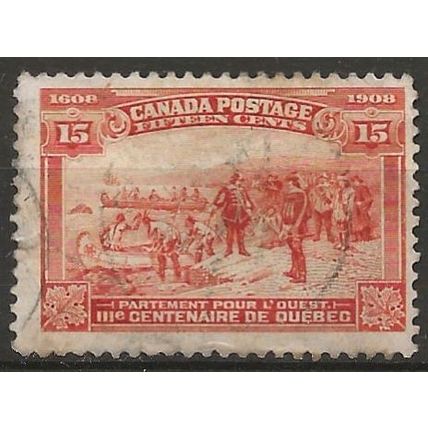 Canada 1908 SG194 15c Brown-Orange Good/Fine Used ..