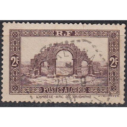 Algérie 1936 Michel 123 O Cote (2005) 0.30 € Lambèse Arc de Triomphe Cachet rond