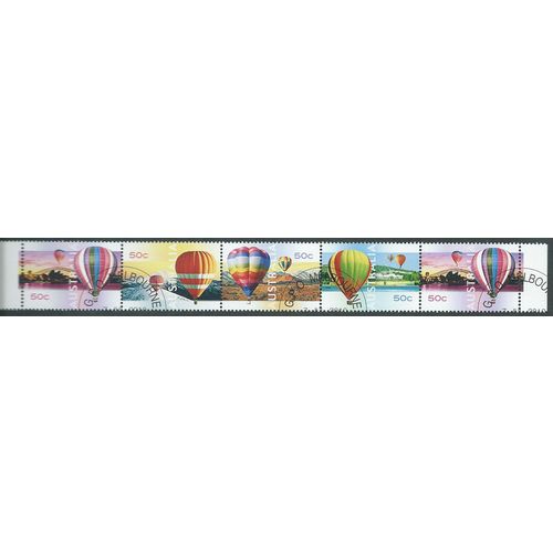 AUS 2008 SE~TE STRIP OF 5 'UP, UP AND AWAY' (C.T.O ) FINE USED (EBID40-262g)