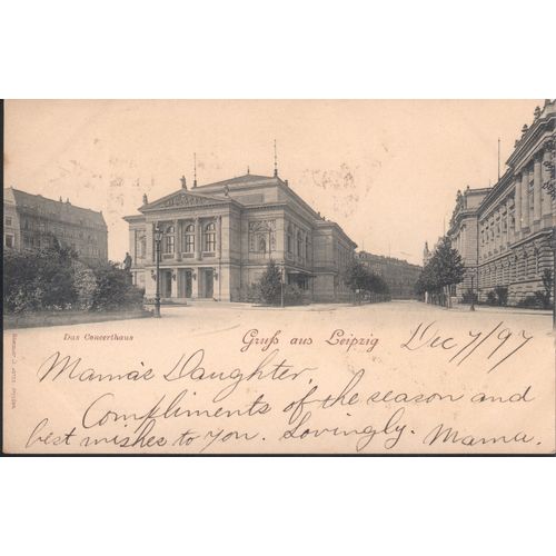 Vintage Germany PC 1897 - Grufs aus Leipzig