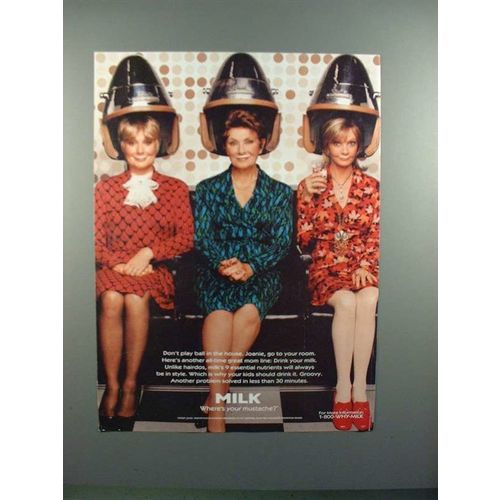 1998 Milk Ad - Shirley Jones, Marion Ross, Florence Henderson