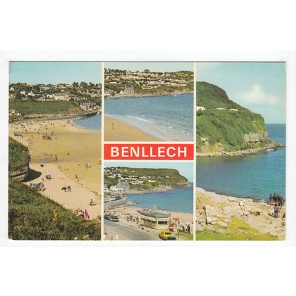 Multiview of Benllech Anglesey Postcard 4601