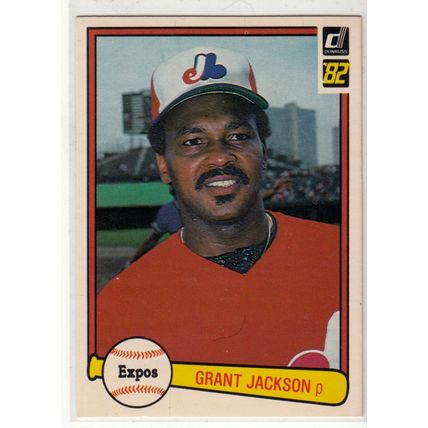 1982 Donruss baseball card 518 Grant Jackson
