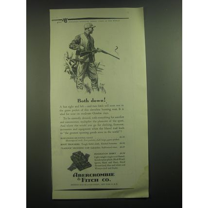 1945 Abercrombie & Fitch Advertisement - Sleeveless Hunting Coat, Boot Trousers