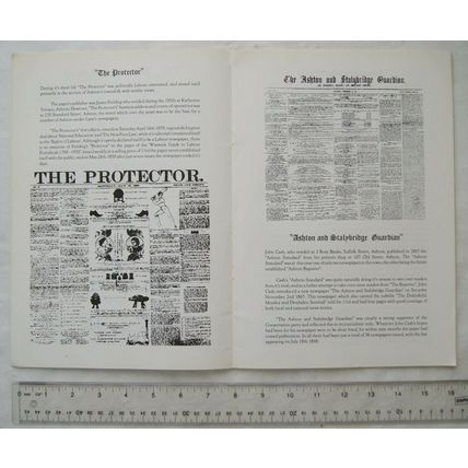 1990 A brief history of the newspapers of Ashton under Lyne 1847-1990
