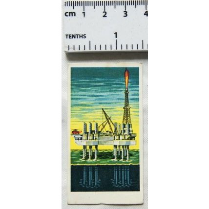 Lyons Maid All Systems Go card No. 25 Mr. Louie oil rig