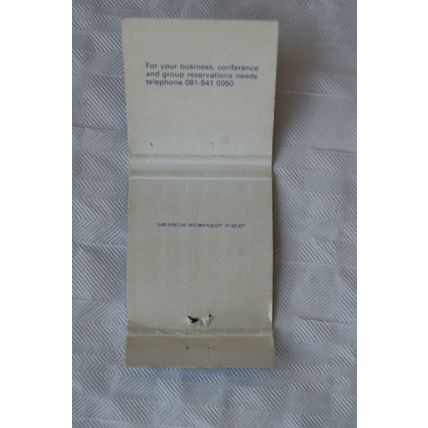 Matchbook Cover Best Western Worldwide Hotels