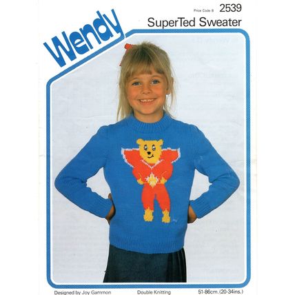 Wendy 2539 DK Vintage Knitting pattern