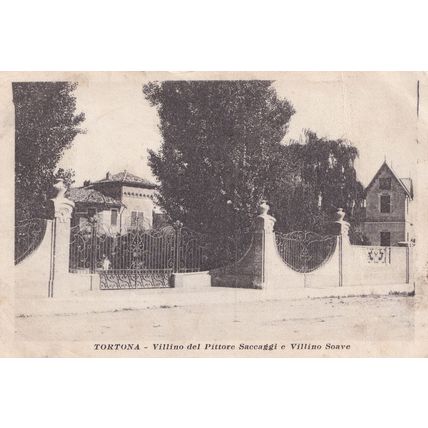 Tortona Villino Del Pittore Saccaggi E Soave Italian Old Postcard