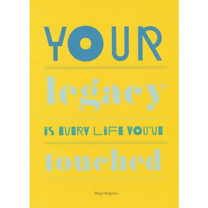 Maya Angelou American Book Poet Author Quotation Postcard
