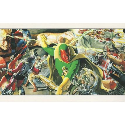 The Avengers & Mar-Vell Kree Skrull War Marvel Comic Book Postcard