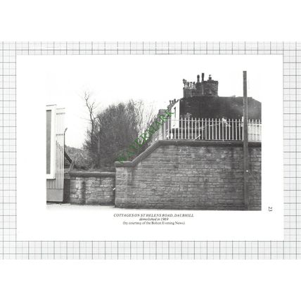 St Helens Road Daubhill Bolton - 1980s Cutting / Print