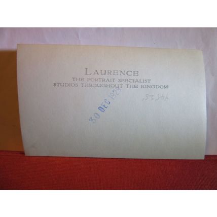 UNKNOWN MAN with a high QUIFF antique photograph Laurence Studios 1929 =
