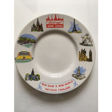 COLLECTOR PLATE - MINI SIAM WORLD, THAILAND