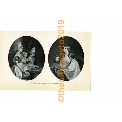 We Praise Thee O God, Barraud, Book Illustration (Print), 1934