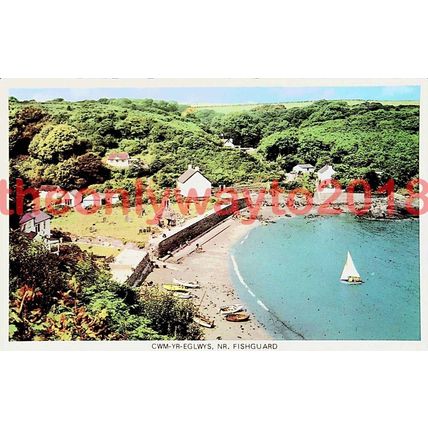 Cwm Yr Eglwys, Nr Fishguard, Wales, Postcard
