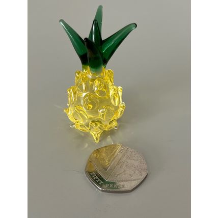 GLASS FRUIT MINIATURE - PINEAPPLE