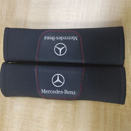 Covering Pad Strap suitable for MercedesBenz 2Pcs Car Seat Belt Shoulder cushion