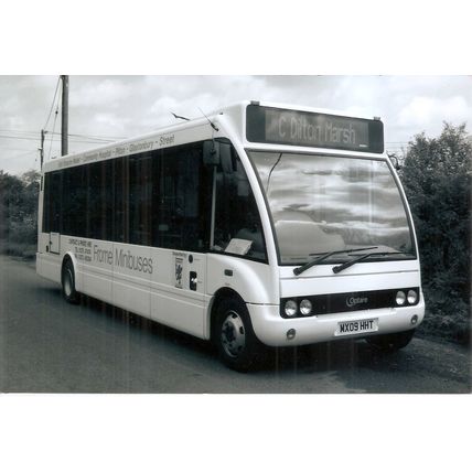 Black & White Photograph of Frome Minibuses Ltd. - MX09 HHT