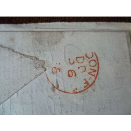 1866 GB QV 1d Red stamp FO Plate 76 entire William Simons Renfrew Shipbuilders