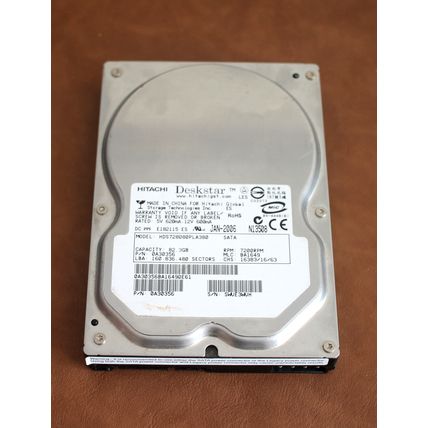 Hitachi Deskstar 80 Gig Sata Hard Drive