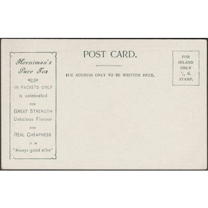 Horniman's Pure Tea - Flower Walk, Kensington Gardens, c.1905 - Frankel Postcard