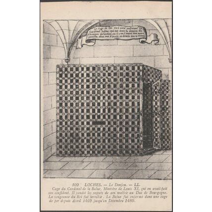 Cage du Cardinal de la Balue, Le Donjon, Loches, c.1920 - Lévy et Neurdein CPA