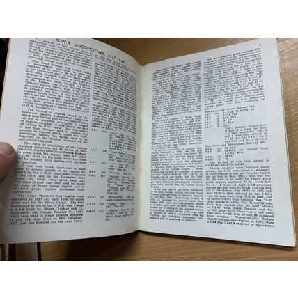 1968 "THE LOCOMOTIVES OF THE GWR - PART 1 - PRELIMINARY SURVEY" PB BOOK (P2)