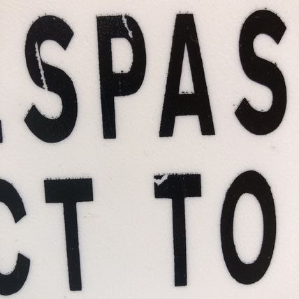Original ILLINOIS No Trespassing HUNTING Preserve Area Wildlife Code 3.27 Sign