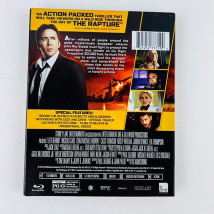 Left Behind Blu-ray Disc NEW Factory Sealed Nicolas Cage
