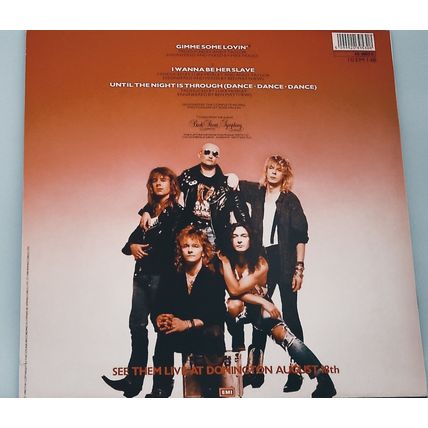Thunder - Gimme some lovin' 3 track 10" RED vinyl single 10EM148