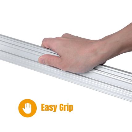 POWERTEC 50 Inch Machinist Aluminum Straight Edges, with .003'' Tolerance for Ch
