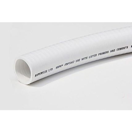 Sealproof 2" Dia Flexible PVC Pipe, Pool and Spa Hose, Schedule 40 Tubing, Made