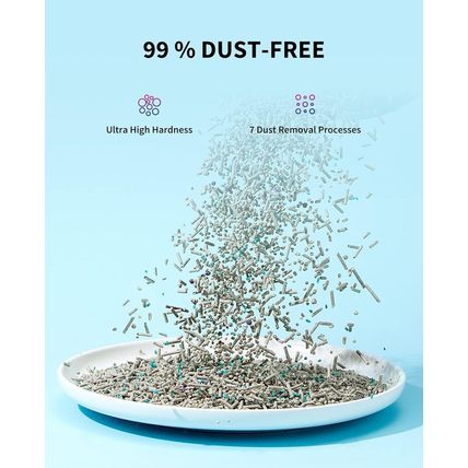PETKIT Mixed Cat Litter Fast Clumping,Flushable,Ultra Absorbent, 100% Natural In