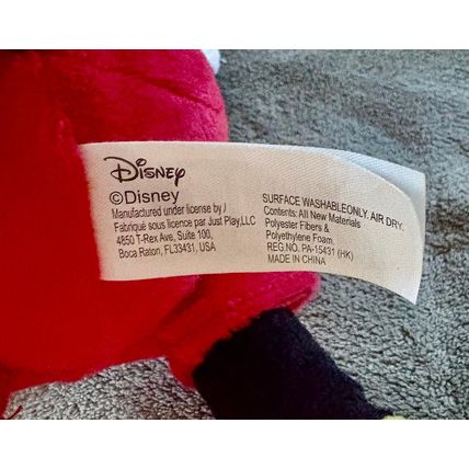 Mickey Mouse Plush Medium Soft Disney Store Original 17" Tall