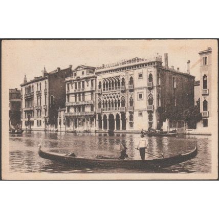 Panorama della Ca' d'Oro, Venezia, c.1920 - San Marco ATV Cartolina