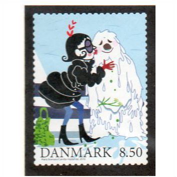 DEN 2010 8.50K 'WINTER STAMPS' FINE USED (EBID10746)