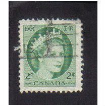 1954 canada queen elizabeth11 2c f/u sg464f
