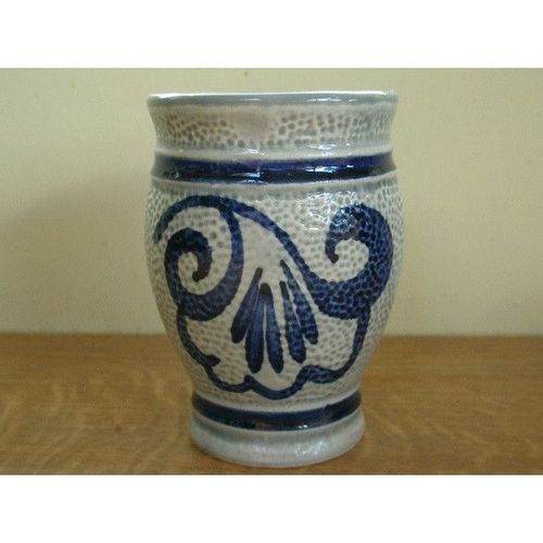 Lovely West German Gerzil Stoneware Vase