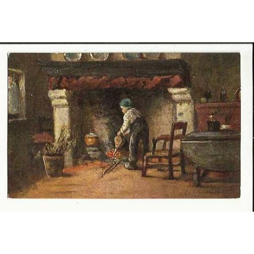 1530 FLEMISH COTTAGE HOME Tuck Oilette Postcard