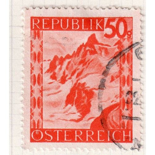 1945 AUSTRIA sg1079 50g VERMILLION FINE USED (GAP1)