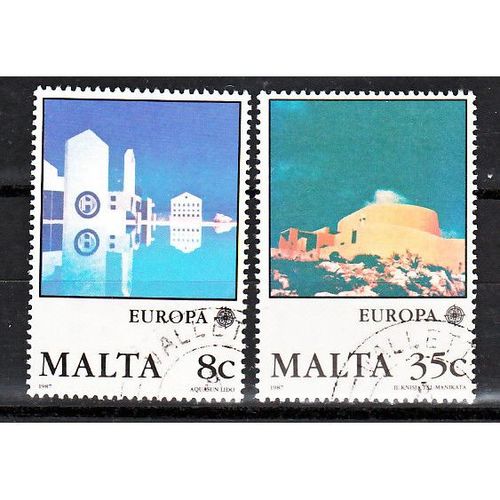 Malta Europa Cept 1987 gestempeld