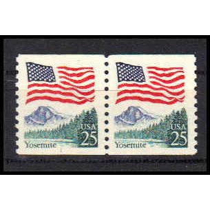 2280 25c U.S. Flag Very Fine MNH CNP Left 1 PA1029